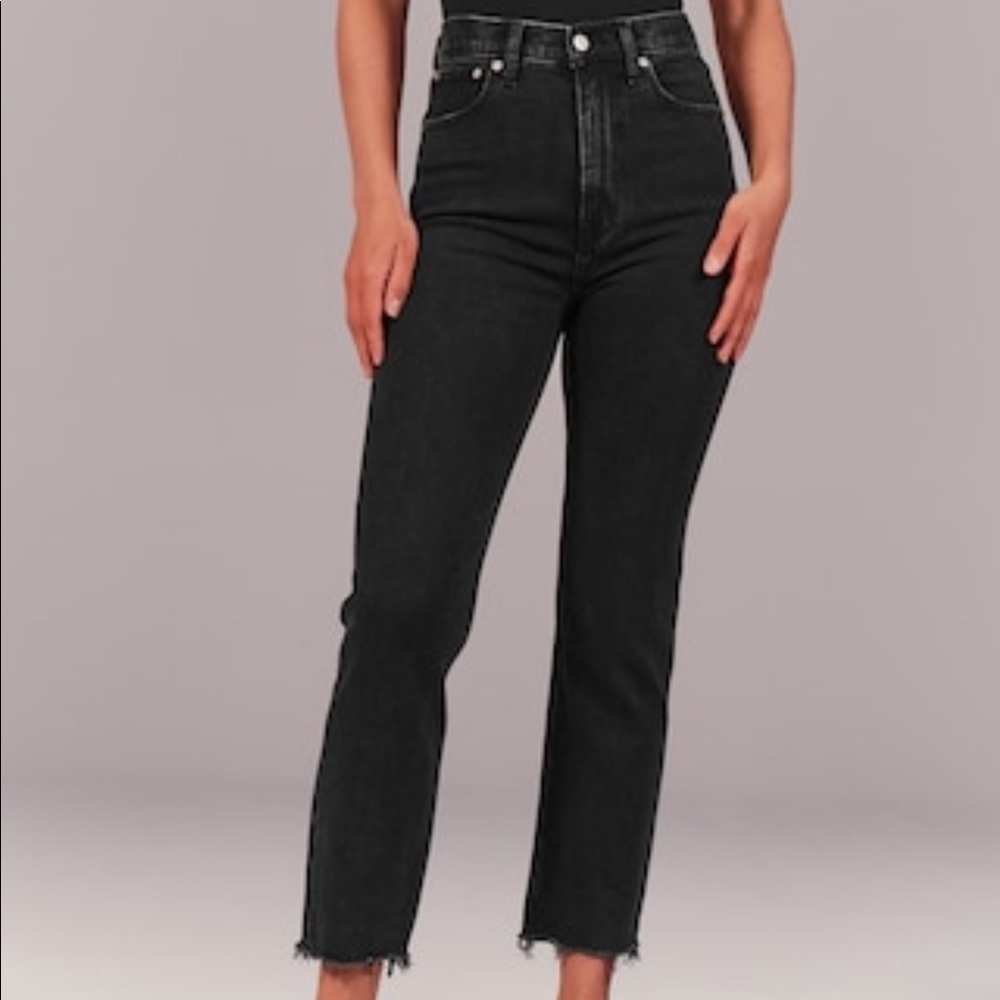 Brand New Ultra High Rise Ankle Straight Jeans